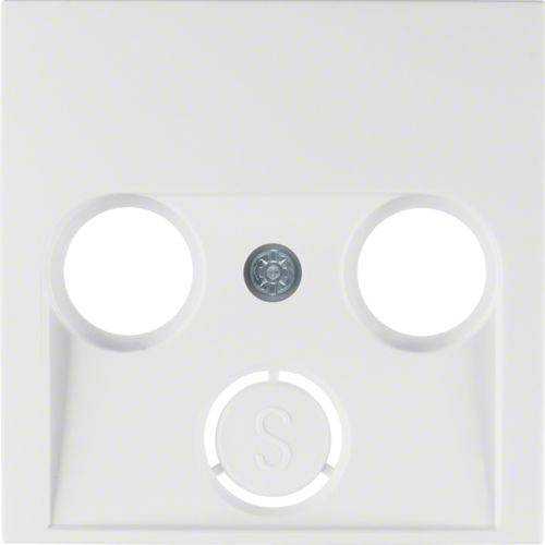 Berker 12038989 Zentralstück für Antennendose 2- und 3Loch S.1/B.3/B.7 polarweiß, glänzend Mesch Shop Berker 12038989 Zentralstück für Antennendose 2- und 3Loch S.1/B.3/B.7 polarweiß, glänzend Mesch Shop